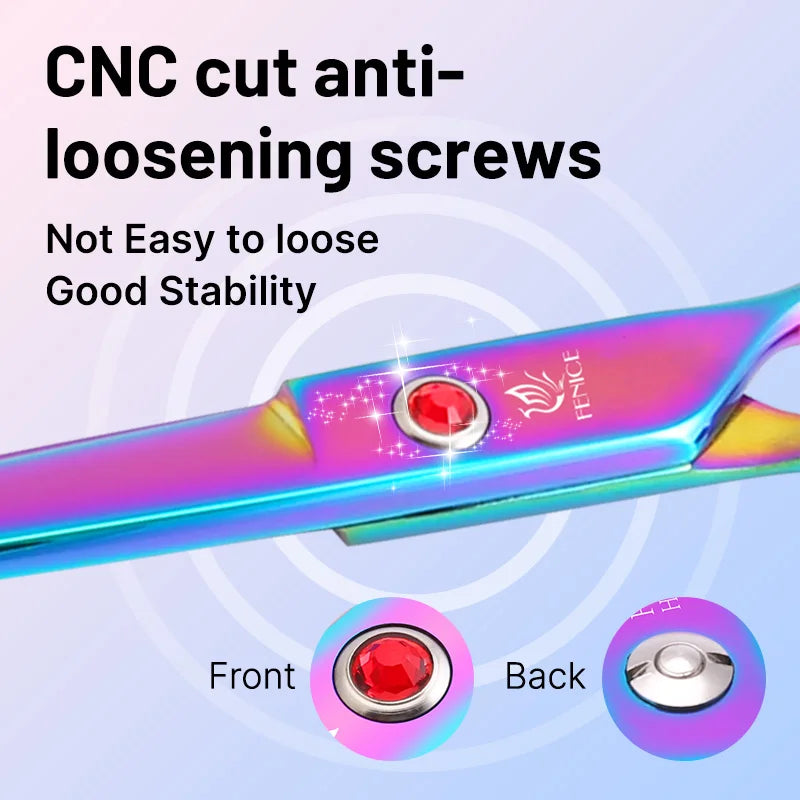 Fenice 9Cr Stainless Dog Grooming Scissors For Home Use
