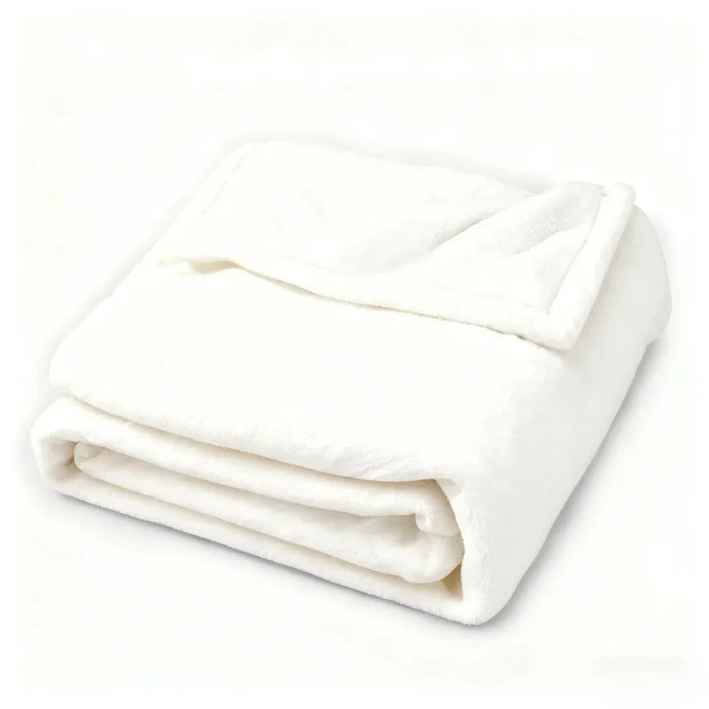 Fashion Print Flannel Blanket Ultra Soft Cozy for Home Decor