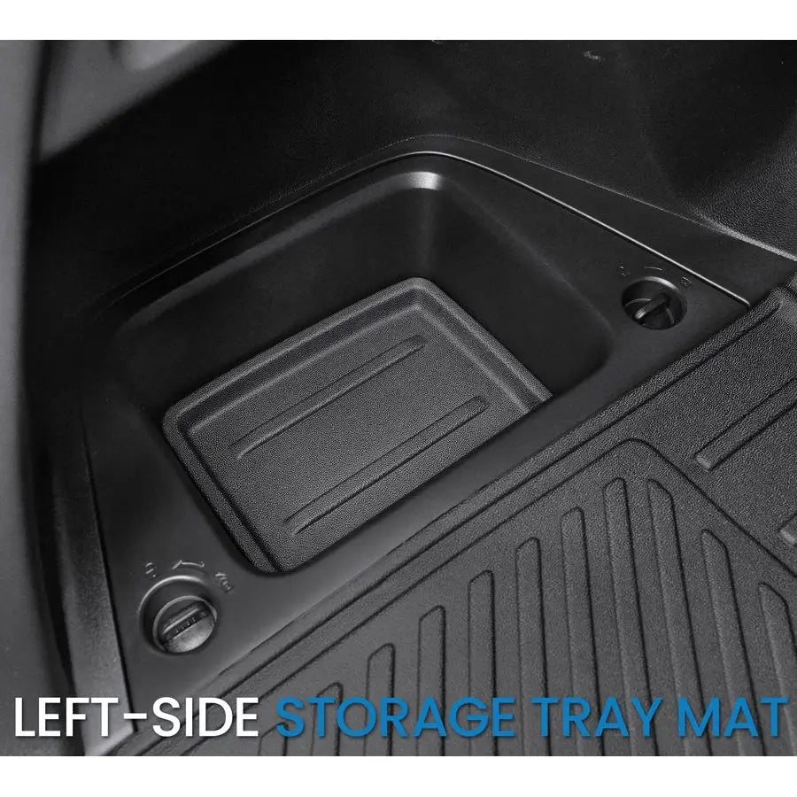 XMSJ All Weather Trunk Mat With Backrest for Honda Pilot