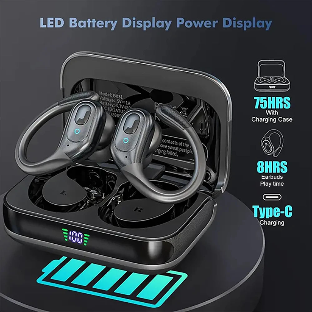 GREATWALL TWS Wireless Bluetooth Earphones Headset with Noise Reduction