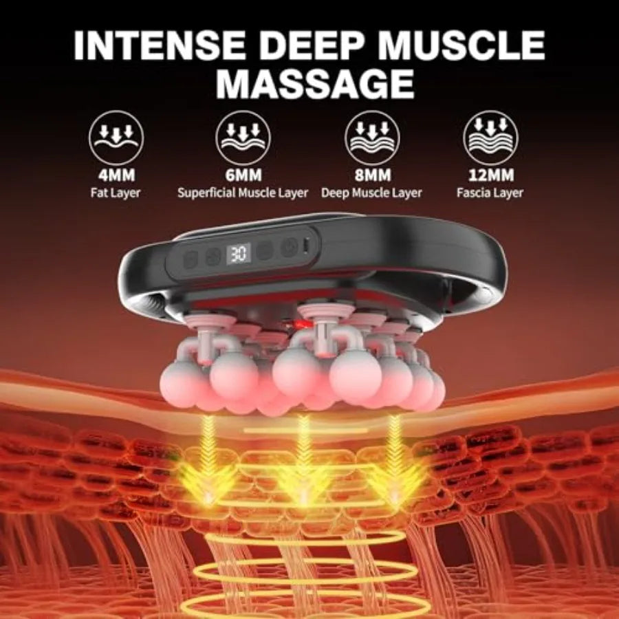 16 Head Massage Gun Set Back Leg Deep Tissue Relief