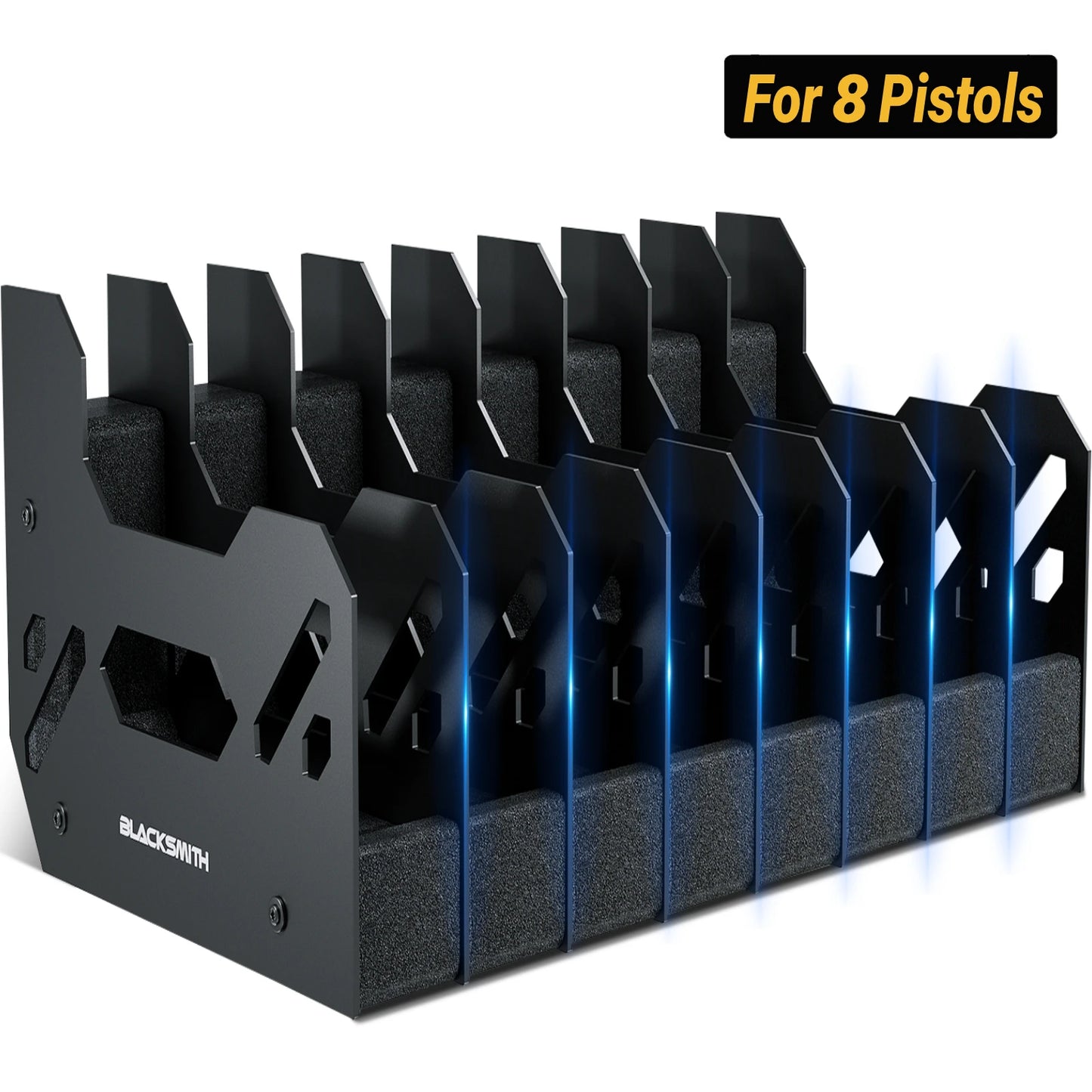 Handgun Holder Gun Rack for 4/5/6 Slots Space Saving Stand