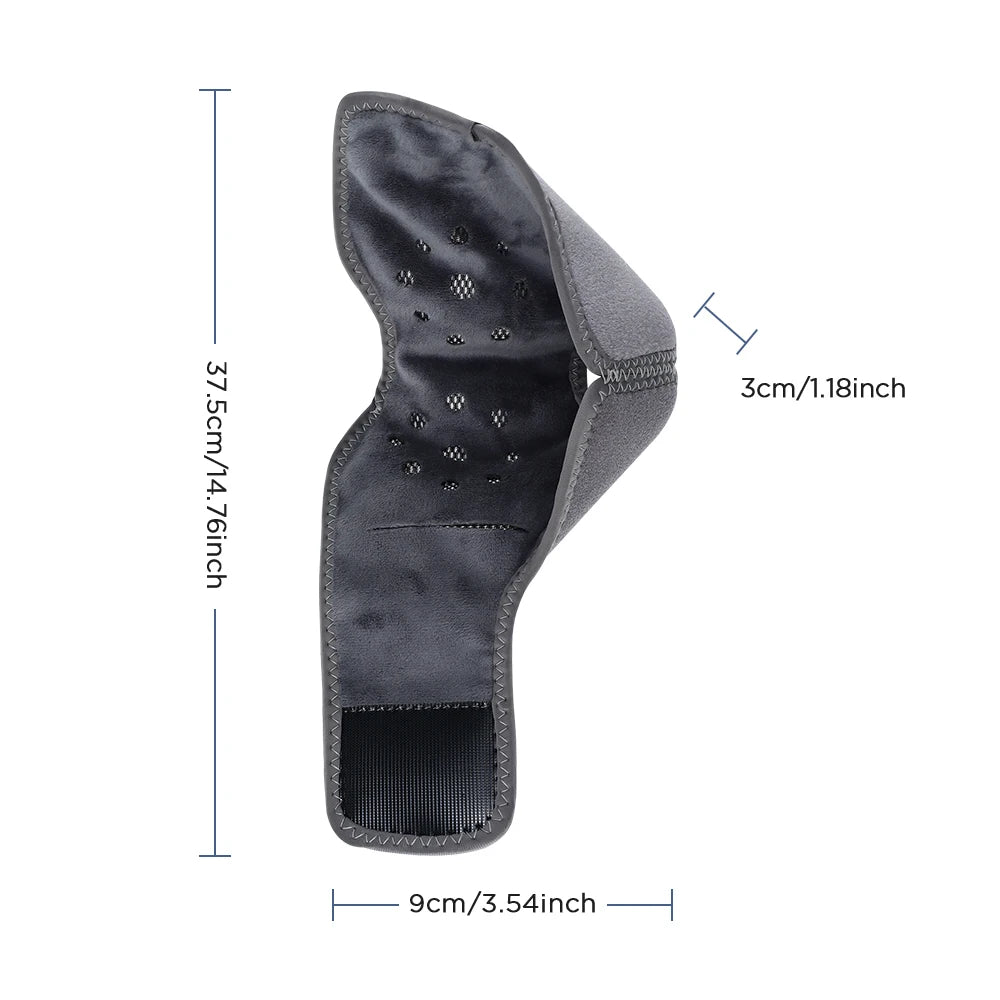 US UK Stock Rechargeable Electric Heating Ankle Brace Massager Hot Compress And Vibration Massage for Foot Muscle Relaxation