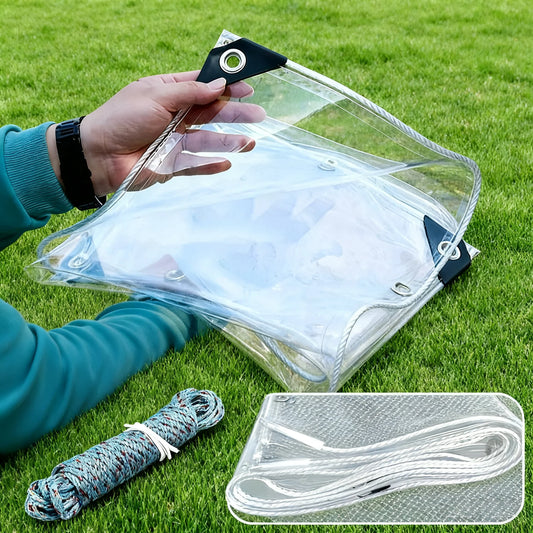 NONECN Heavy Duty Waterproof Vinyl Tarp With Grommets