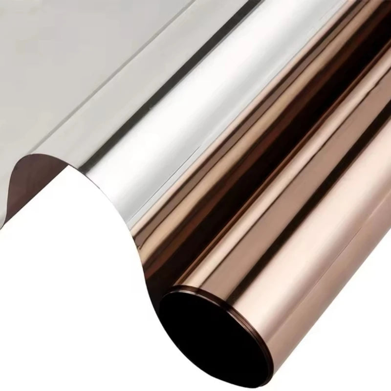 0.9X6.5M One Way Privacy Window Film Reflective Mirror Sun Blocking Heat Control Daytime See Out But Not in Window Tint for Home