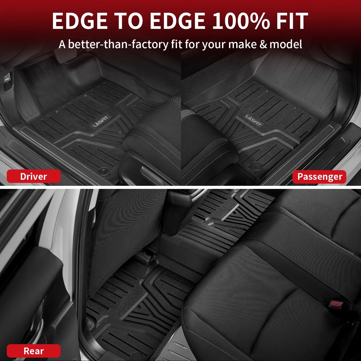 Lasfit All Weather Floor Mats Honda Civic 1st 2nd Row
