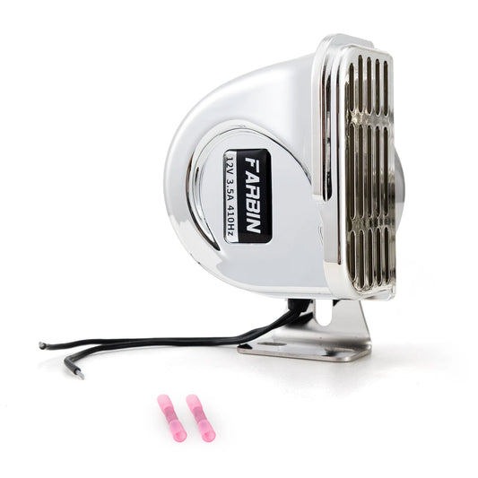 ALLREY 12V Marine Snail Electric Horn Stainless Steel Waterproof