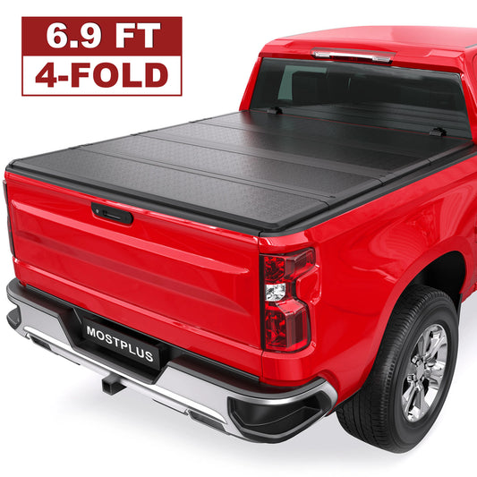 4-Fold FRP Hard Tonneau Cover For Silverado Sierra 2500HD 3500HD