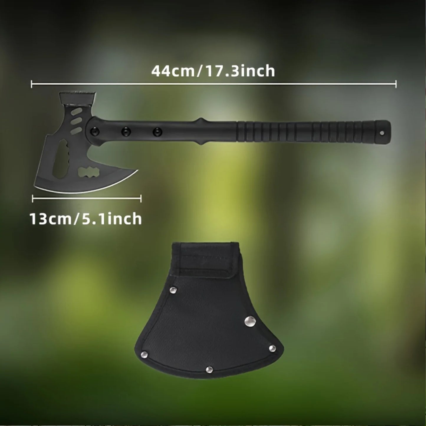 NONEDIY Survival Axe And Hammer Combo For Outdoor Use