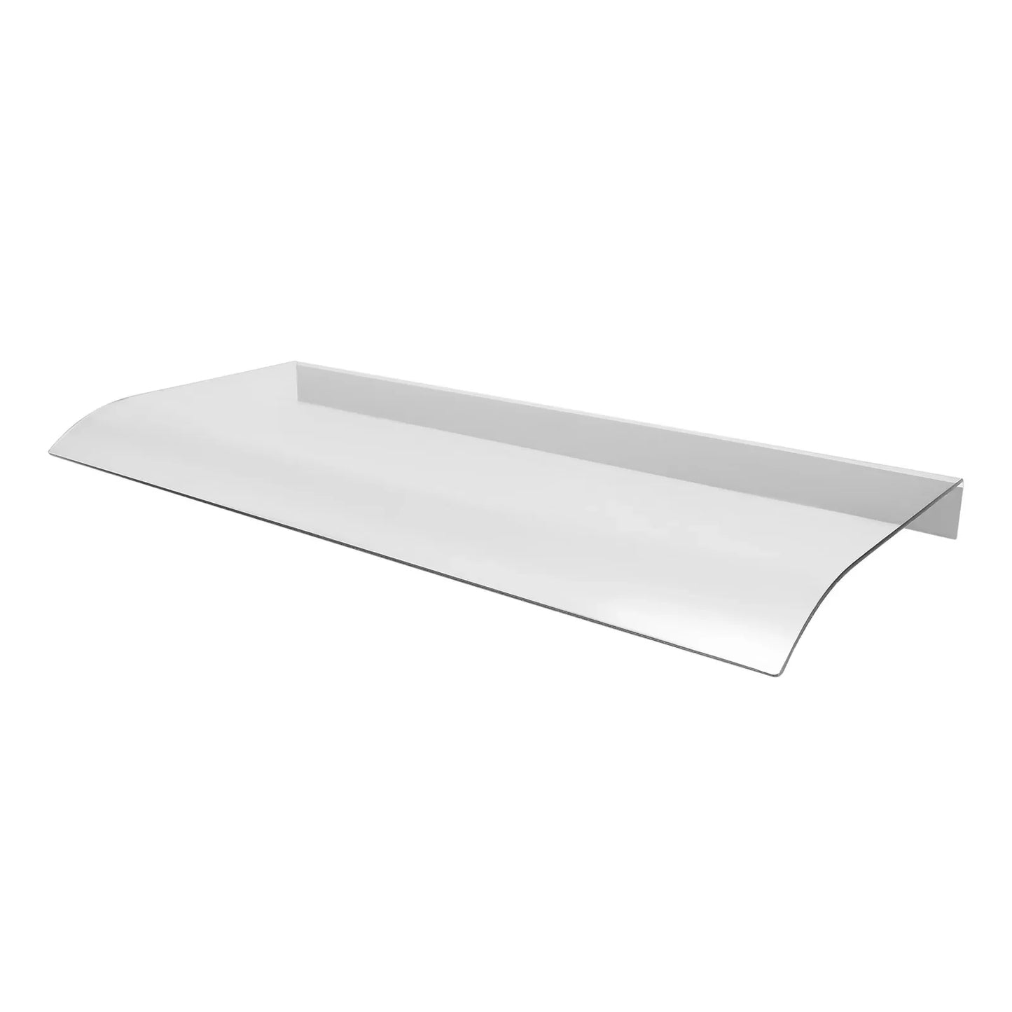 UV Rain Snow Protection Polycarbonate Rain Shelter No Brackets Clear Cover