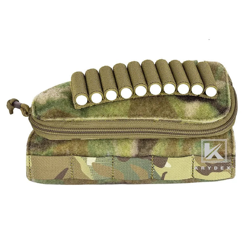 KRYDEX Tactical Buttstock Ammo Shell Holder and Utility Pouch