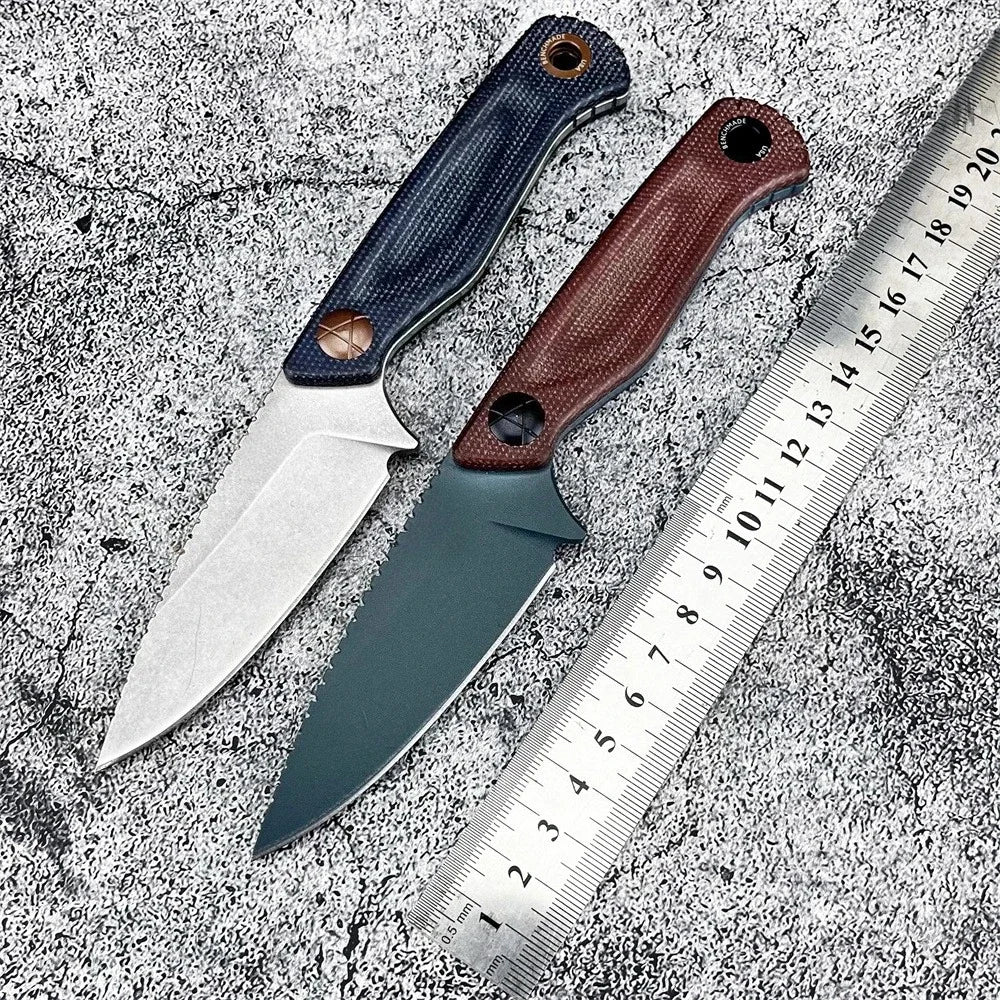 DIY Supplies BM203BT Fixed Blade Knife D2 Steel G10 Handle