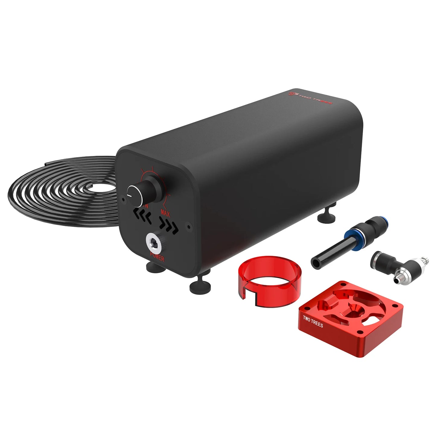 Twotrees low-noise laser engraving machine pneumatic auxiliary pump kit, airflow 10-30L/min, for cutter smoke and dust removal