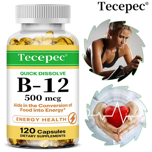 Bcuelov Vitamin B12 Supplement Supports Energy Metabolism And Immunity
