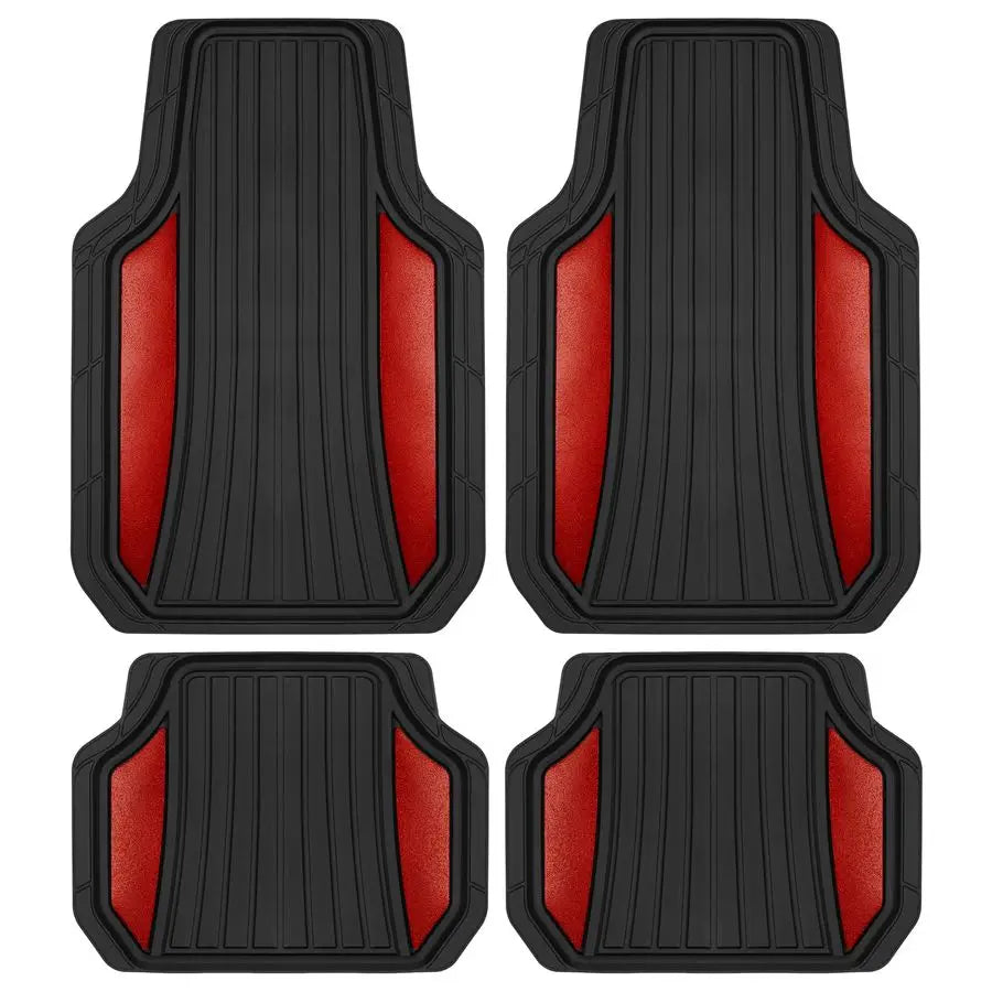All Weather Rubber Car Floor Mats Full Set