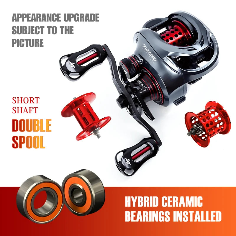SeaSir Mansory Baitcasting Reel Ultralight Carbon 7 to 1 Ratio
