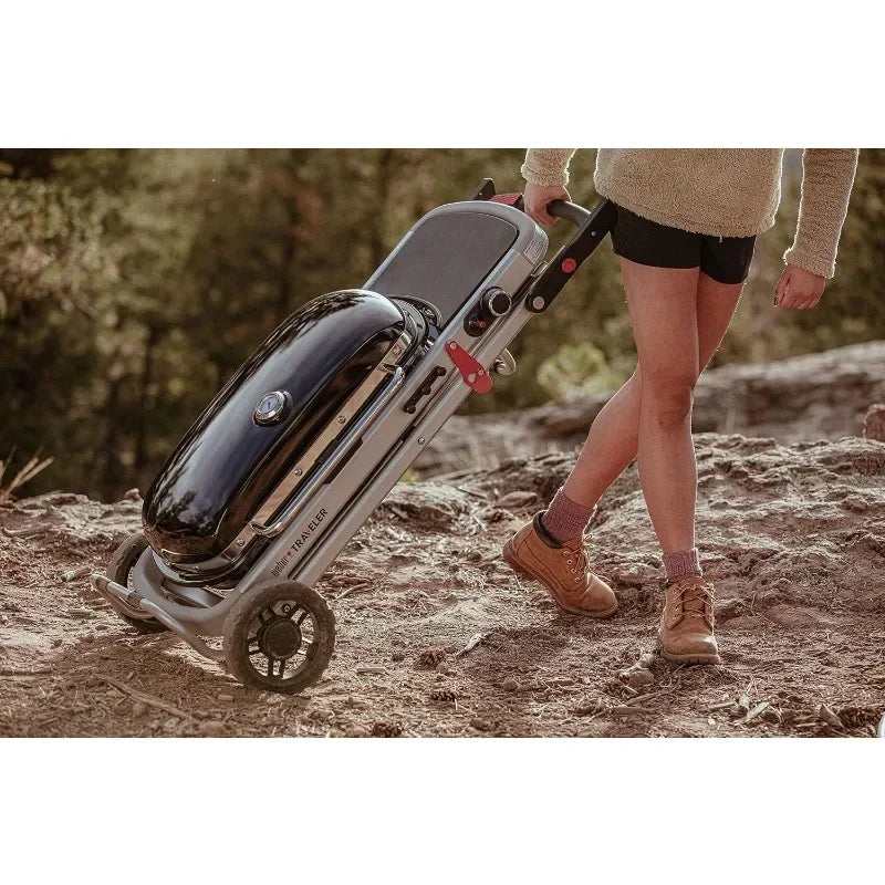 Weber Traveler Portable Gas Grill for Ultimate On-The-Go Grilling
