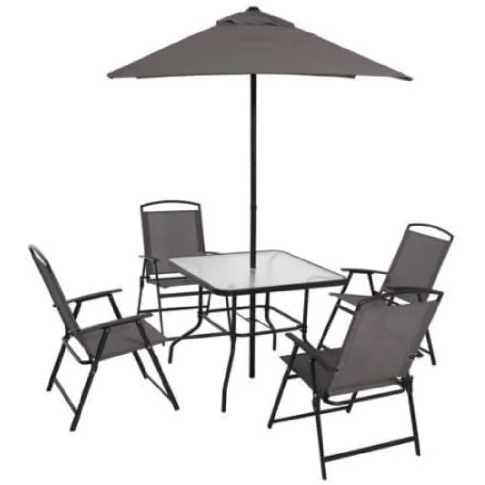 Albany Lane 6-Piece Folding Outdoor Dining Set for Patio
