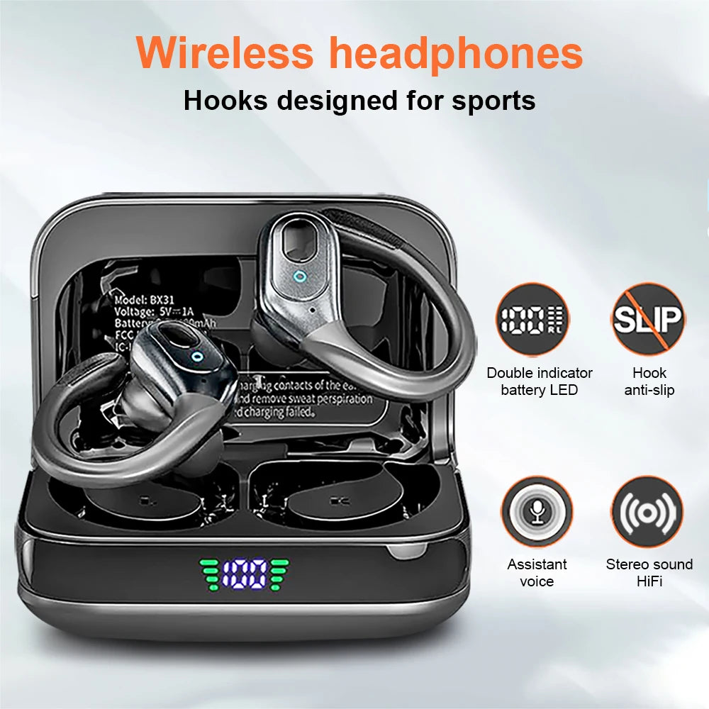 GREATWALL TWS Wireless Bluetooth Earphones Headset with Noise Reduction