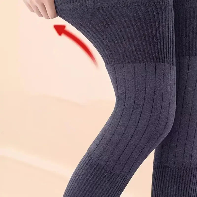 NONE Extended Knee Sleeves Unisex Winter Warm Thick Non Slip