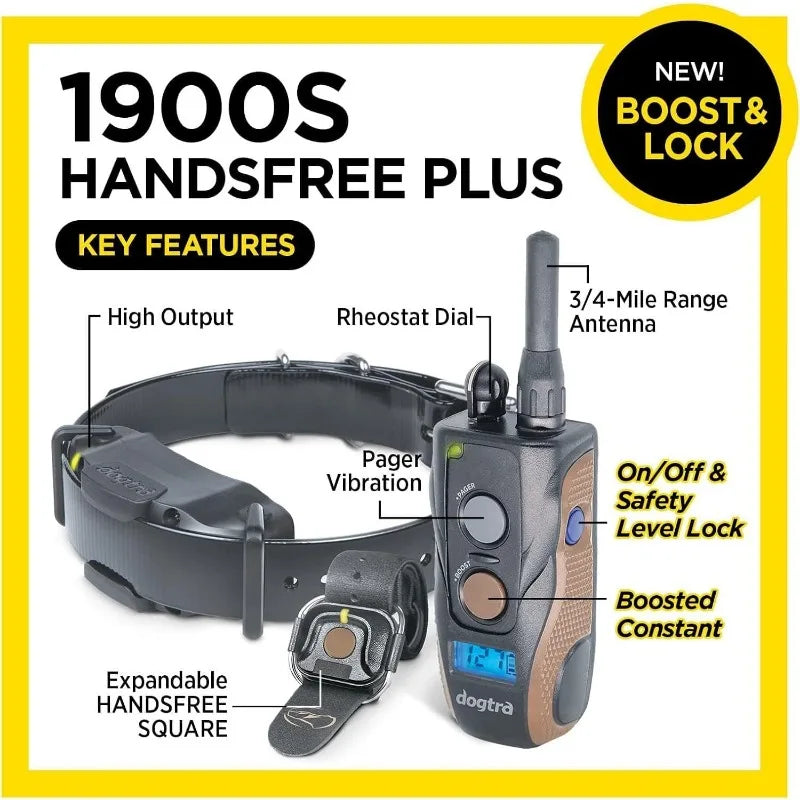 Dogtra Remote Training E Collar Handsfree Square 0.75 Mile Range