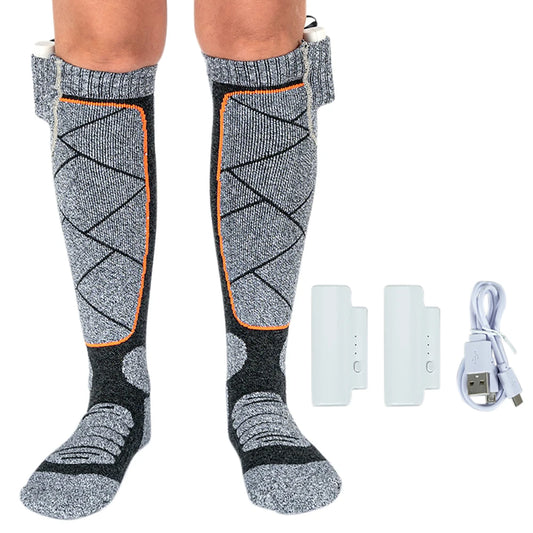 NONECN Electric Heated Socks For Outdoor Activities With 3 Modes