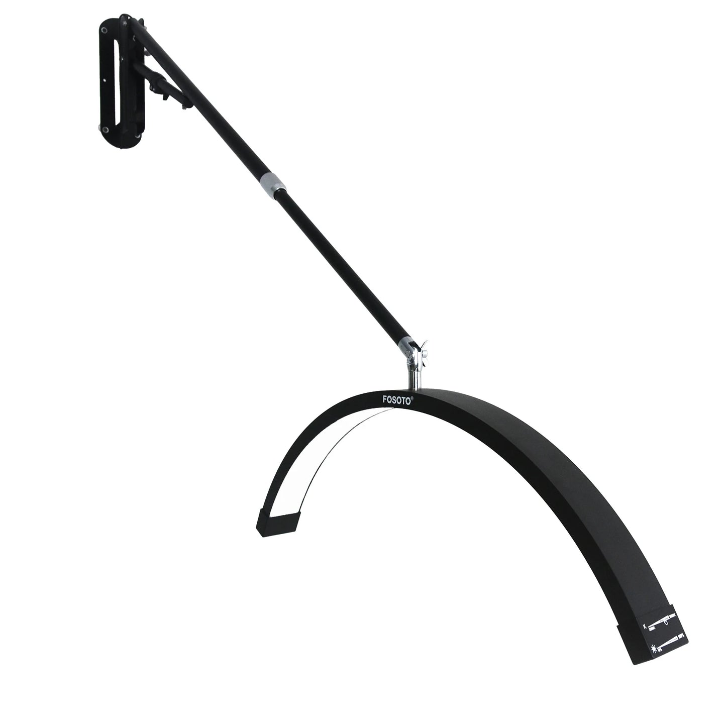 Fosoto Wall Mounted Half Moon Lamp Photographic Fill Light LED