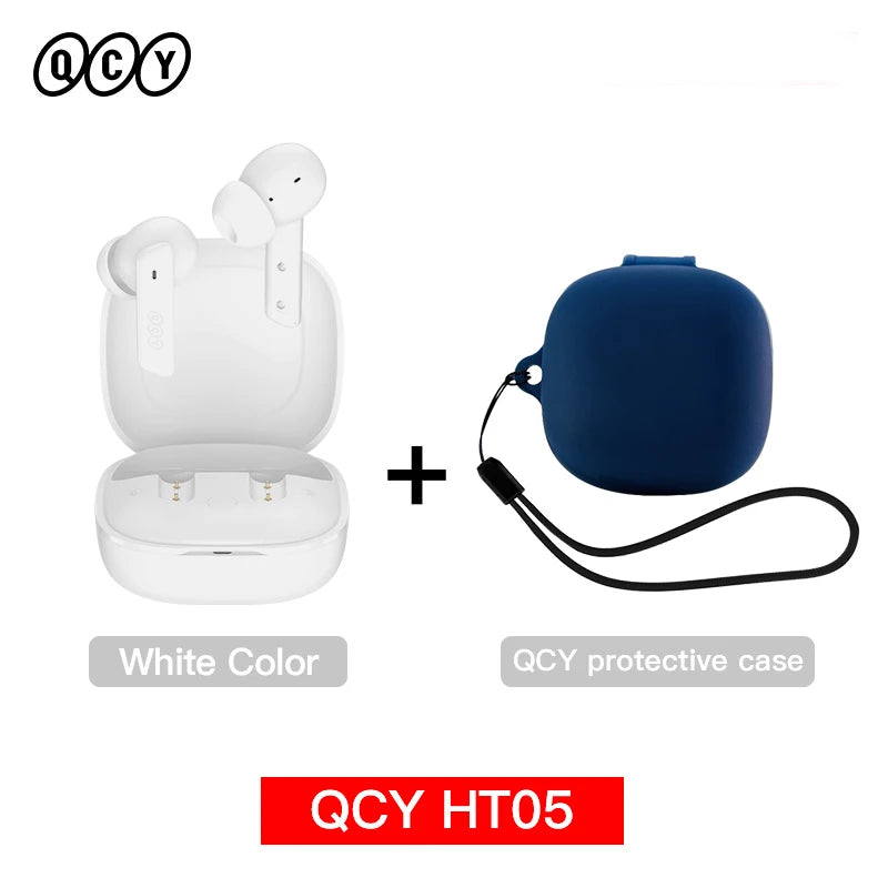 QCY HT05 ANC Wireless Earbuds 40dB Noise Cancellation Bluetooth 5.2