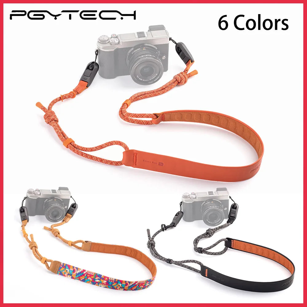 PGYTECH Camera Shoulder Strap Air Basic Version Artistic Version 950-1400mm With Quick Beads and Strap Adapters For CSC Camera