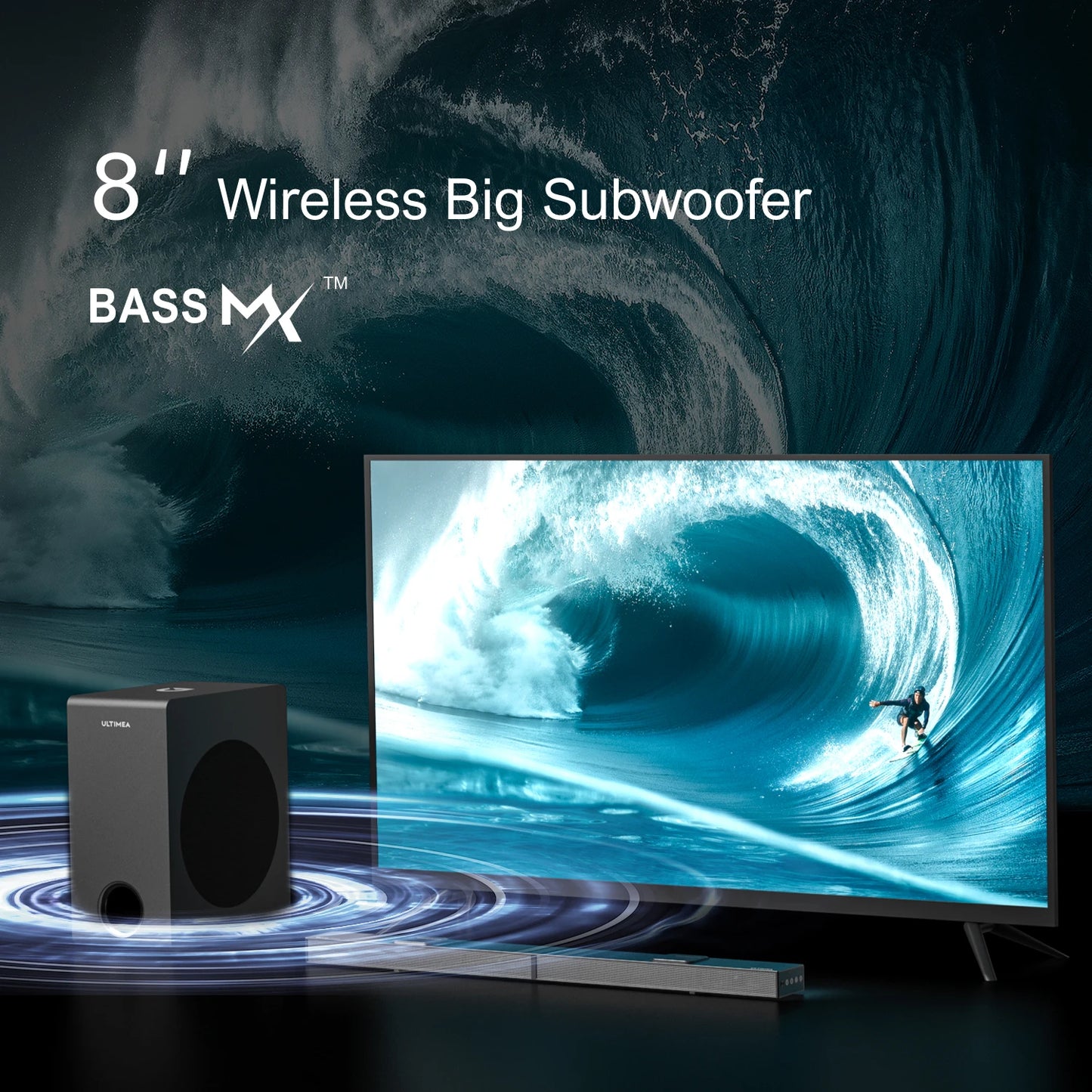 ULTIMEA 5.1.2 Dolby Atmos Soundbar with 4K HDR Passthrough