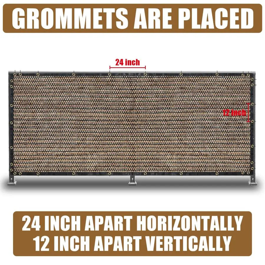 Outdoor Privacy Fence Screen Shade Cover For Garden And Backyard