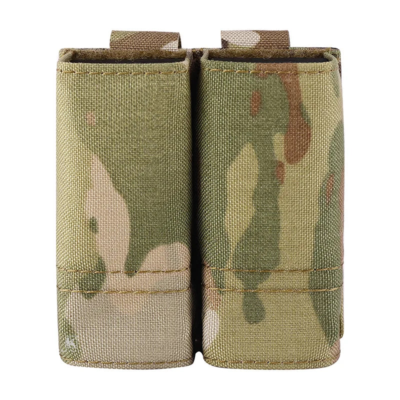 KRYDEX Tactical 9mm Double Magazine Pouch Pistol Mag Holder MOLLE