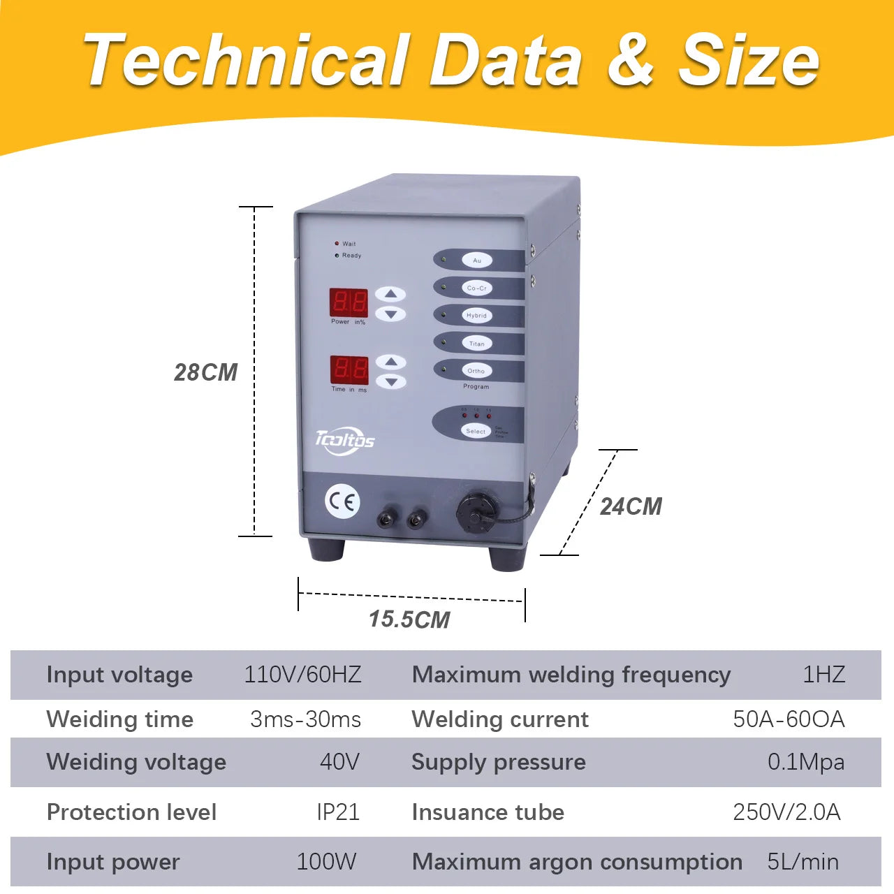 Automatic CNC Pulse Argon Arc TIG Jewelry Welding Machine