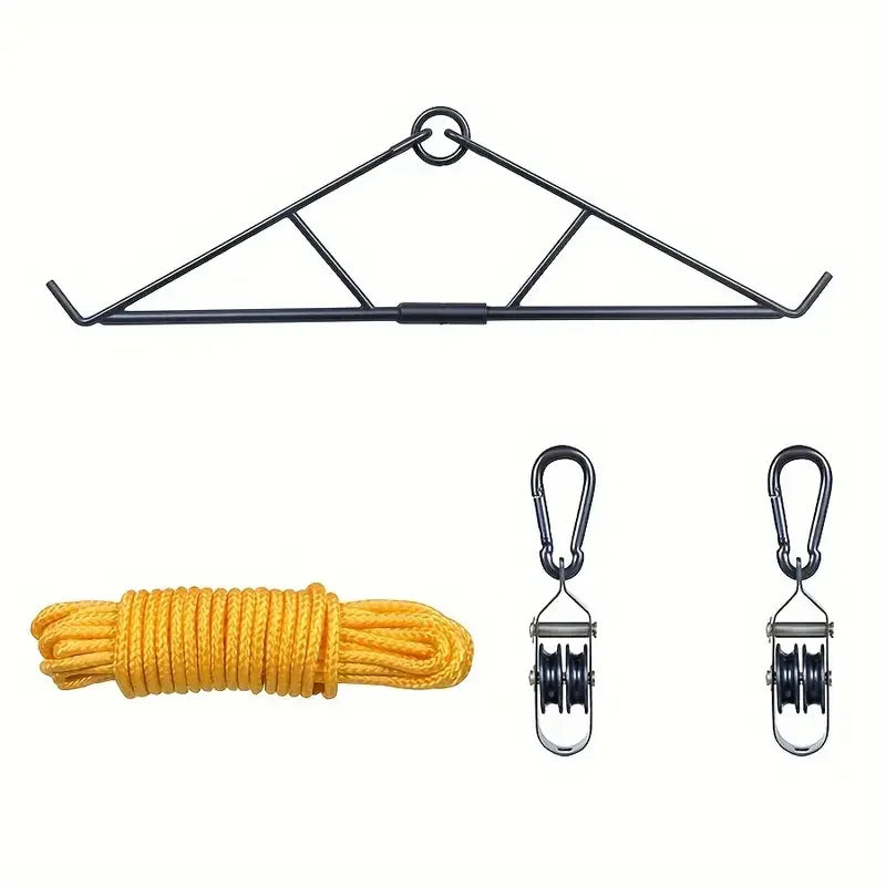 Deer Hanging Kit Gambrel With Hoist System 700 Lb Capacity