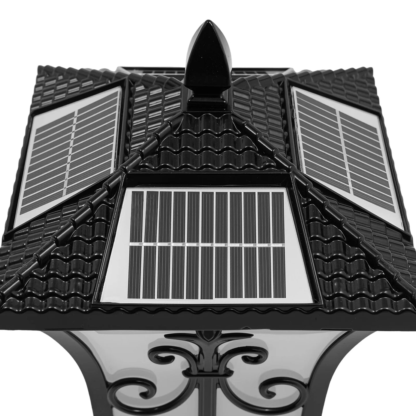Outdoor Solar Post Light IP44 Pillar Lamp With Weatherproof
