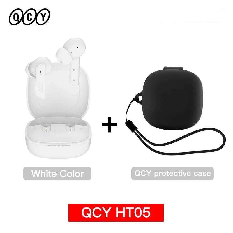 QCY HT05 ANC Wireless Earbuds 40dB Noise Cancellation Bluetooth 5.2