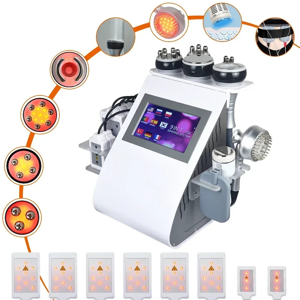 Missheart 9 In 1 Ultrasonic Cavitation Machine For Body Shaping
