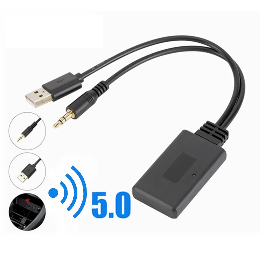 Shunmaii Bluetooth Aux Receiver Car Adapter For BMW E90 E93