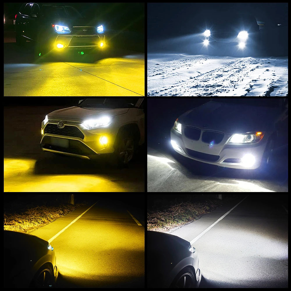 AUXITO H8 H11 LED Fog Lights Kit Wireless 12V