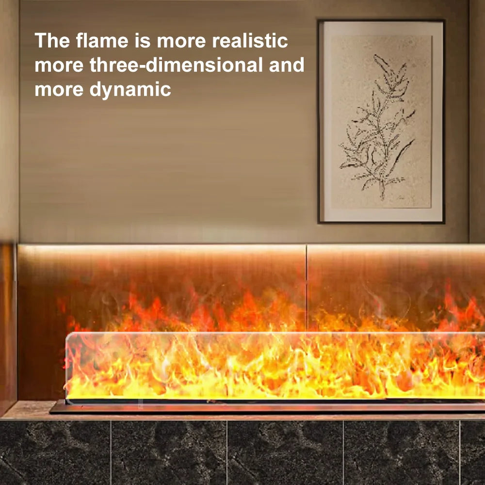 AFLYEVER Intelligent Water Replenishment 3D Atomization Fireplace