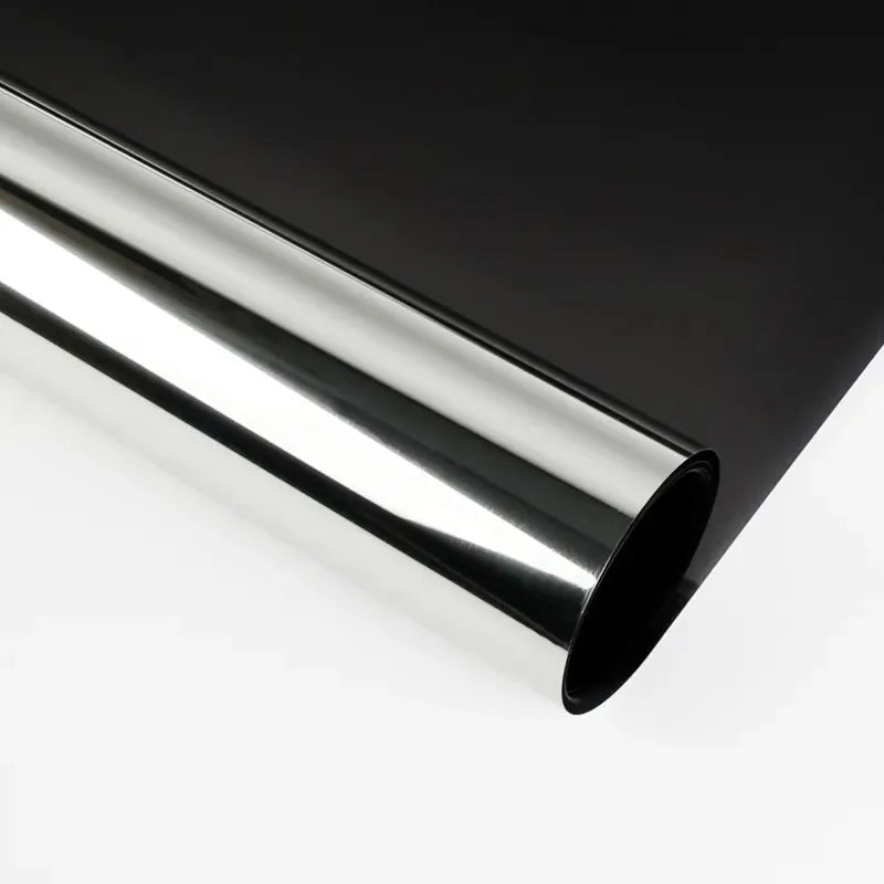 0.9X6.5M One Way Privacy Window Film Reflective Mirror Sun Blocking Heat Control Daytime See Out But Not in Window Tint for Home