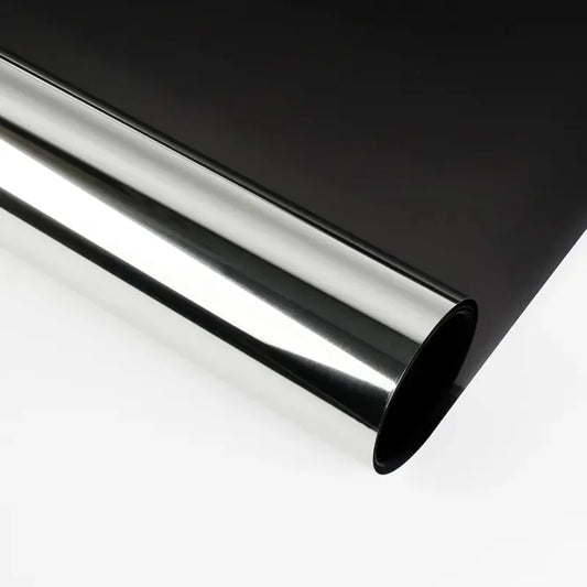 0.9X6.5M One Way Privacy Window Film Reflective Mirror Sun Blocking Heat Control Daytime See Out But Not in Window Tint for Home