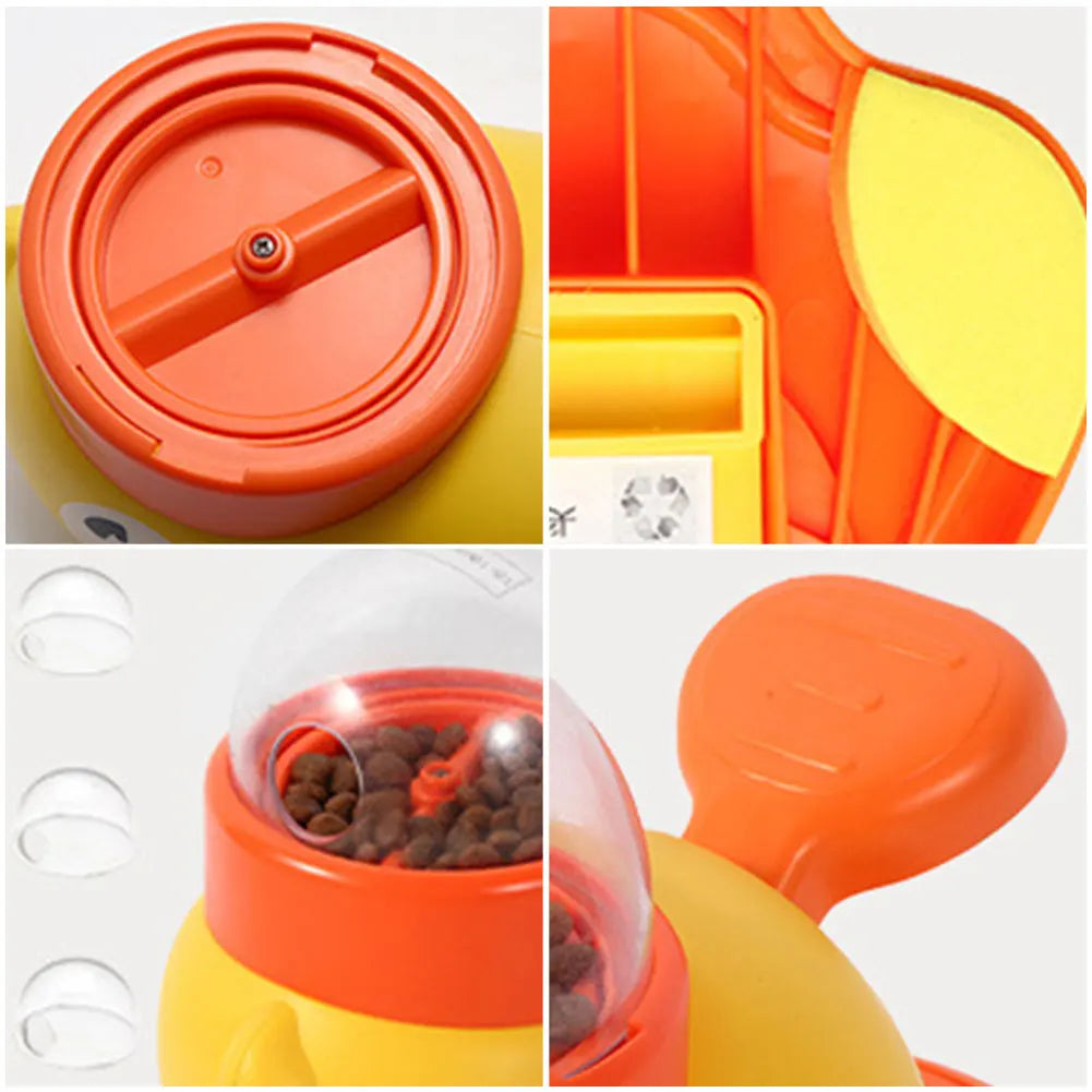 MOJOYCEDog Duck Shaped Interactive Slow Feeder Puzzle for Dogs