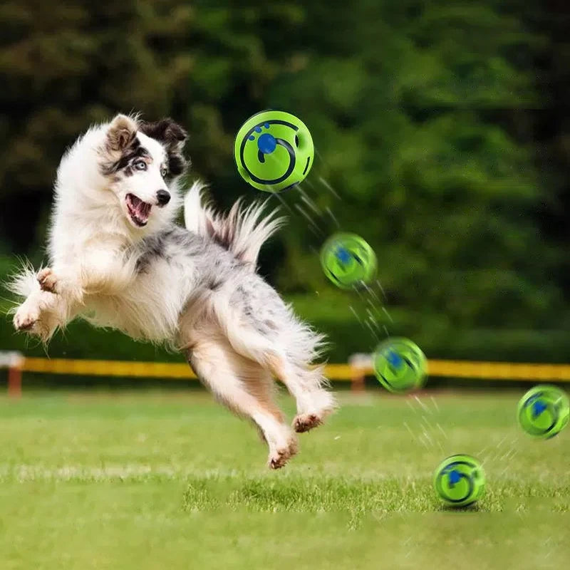 YTYIN Wobble Wag Giggle Ball Dog Toy For Attention