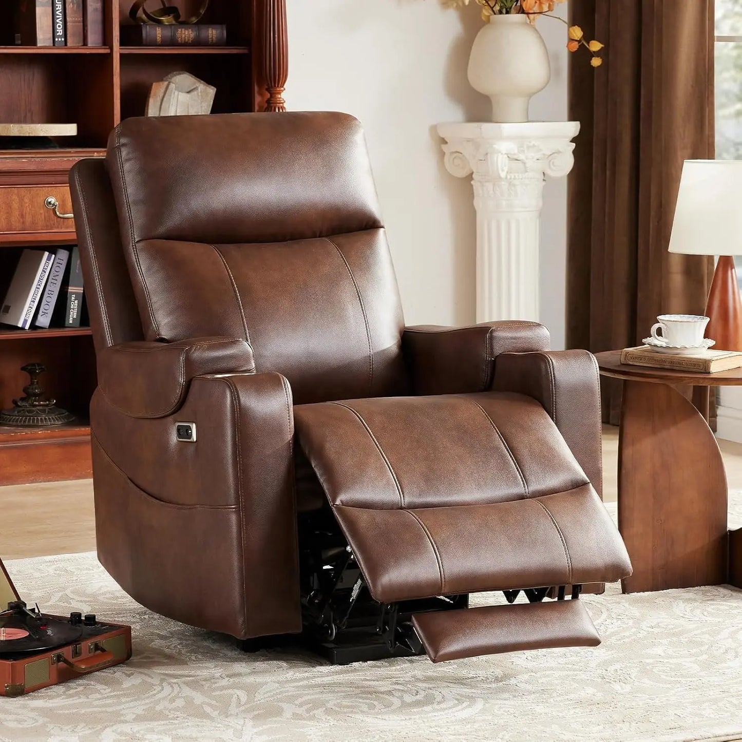 Triple Motor Lift Recliner Chair With Adjustable Lumbar Support