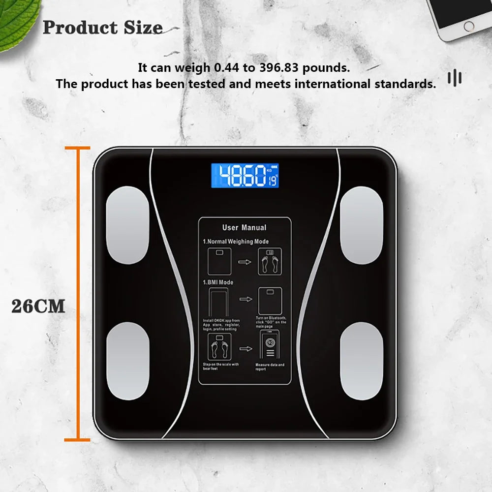 AEHOME Smart Body Fat Scale Bluetooth App