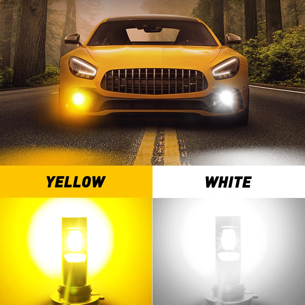 AUXITO H8 H11 LED Fog Lights Kit Wireless 12V