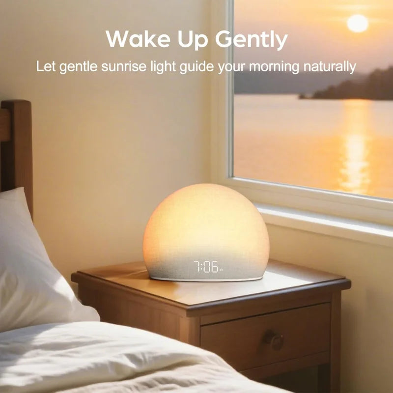 Sunrise Alarm Clock With White Noise And Wake Light