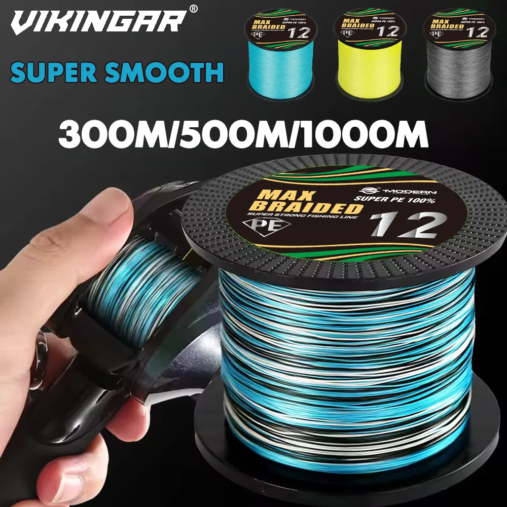 Vikingar 12 Strands Japan Multifilament Braided Fishing Line