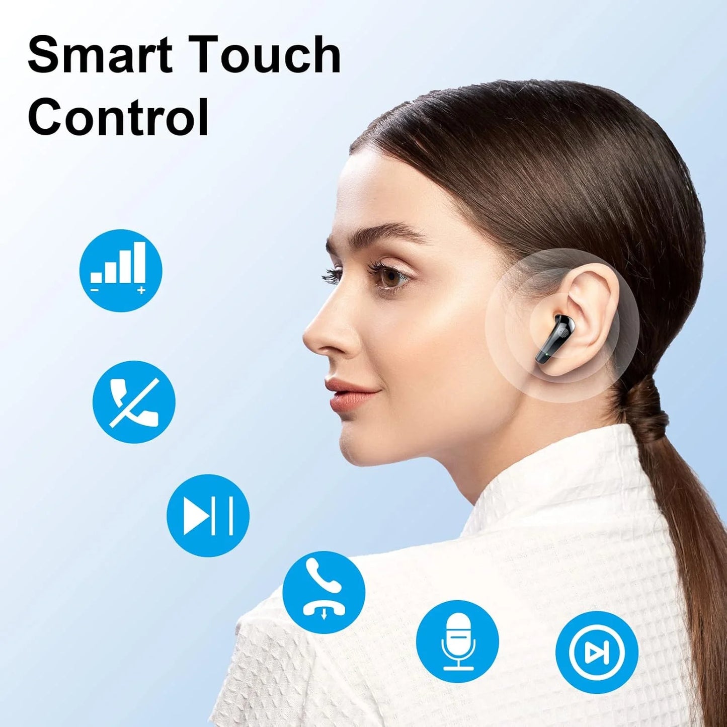 Btootos Wireless Earbuds Bluetooth Five Point Three Stereo Bass IPX7